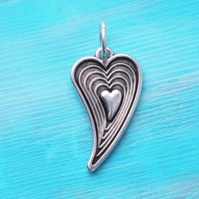 Preview: Amore, versilbert mit 999er Feinsilber, Amulett M